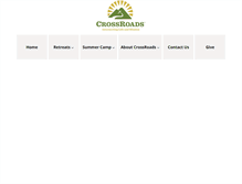 Tablet Screenshot of crossroadscamp.com